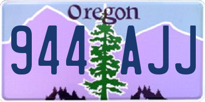 OR license plate 944AJJ
