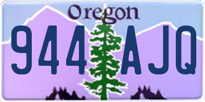 OR license plate 944AJQ