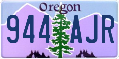 OR license plate 944AJR