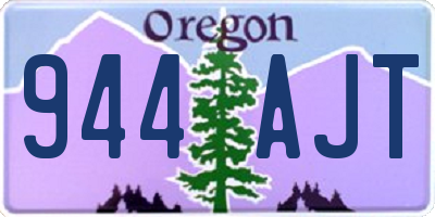 OR license plate 944AJT