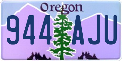 OR license plate 944AJU