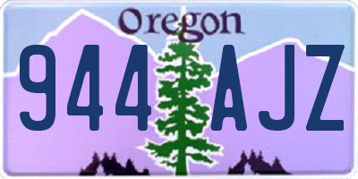 OR license plate 944AJZ
