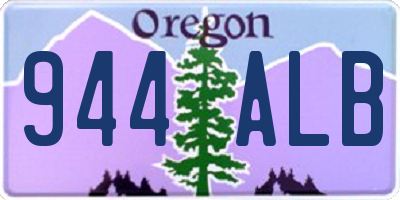 OR license plate 944ALB