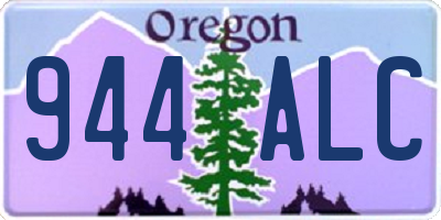OR license plate 944ALC