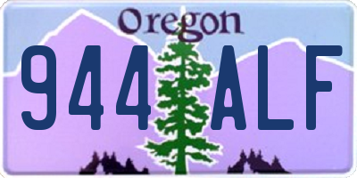 OR license plate 944ALF