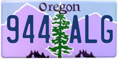 OR license plate 944ALG