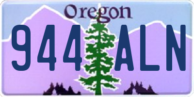 OR license plate 944ALN