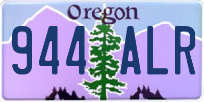 OR license plate 944ALR
