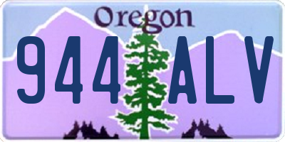 OR license plate 944ALV