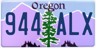 OR license plate 944ALX