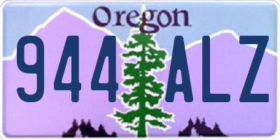 OR license plate 944ALZ