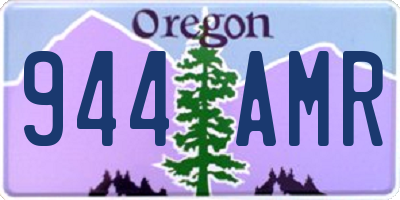 OR license plate 944AMR