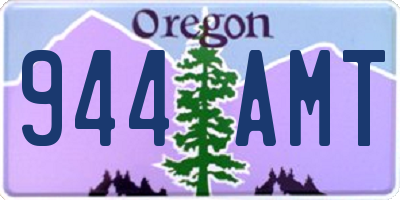 OR license plate 944AMT