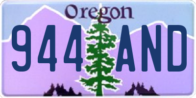 OR license plate 944AND