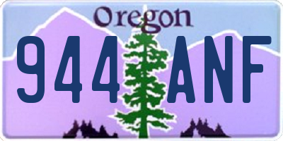 OR license plate 944ANF