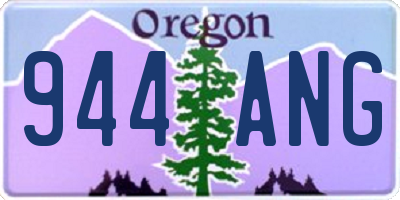 OR license plate 944ANG