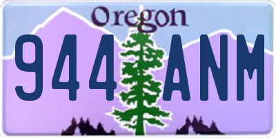 OR license plate 944ANM