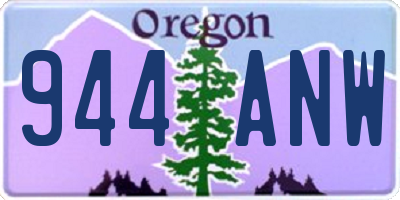 OR license plate 944ANW