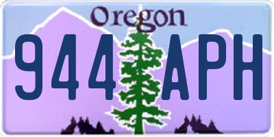 OR license plate 944APH