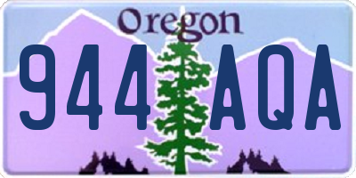 OR license plate 944AQA