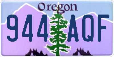 OR license plate 944AQF