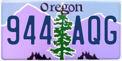 OR license plate 944AQG