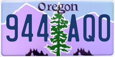 OR license plate 944AQO
