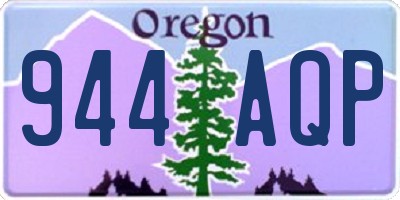 OR license plate 944AQP