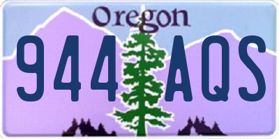 OR license plate 944AQS