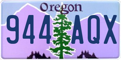 OR license plate 944AQX