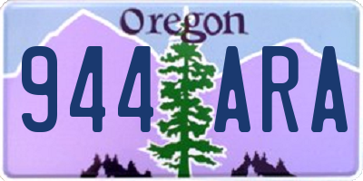 OR license plate 944ARA