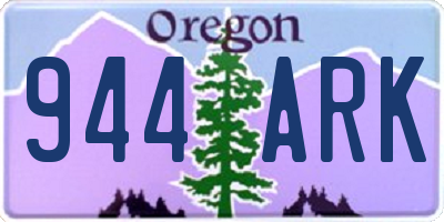 OR license plate 944ARK