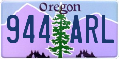 OR license plate 944ARL