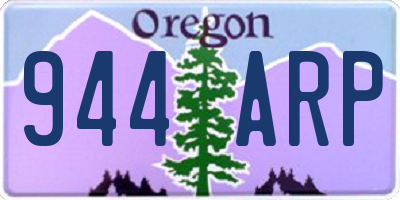 OR license plate 944ARP