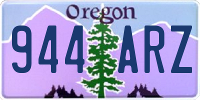 OR license plate 944ARZ