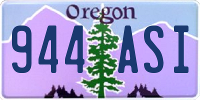 OR license plate 944ASI