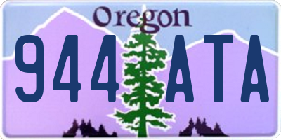 OR license plate 944ATA