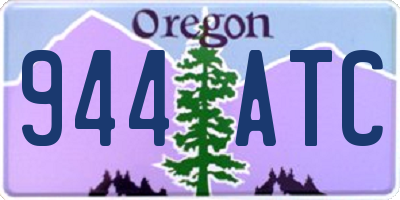 OR license plate 944ATC
