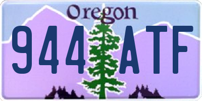 OR license plate 944ATF