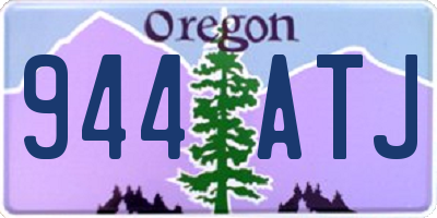 OR license plate 944ATJ