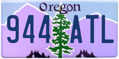 OR license plate 944ATL