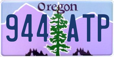 OR license plate 944ATP