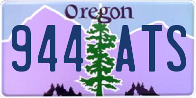 OR license plate 944ATS