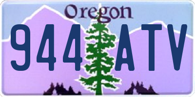 OR license plate 944ATV