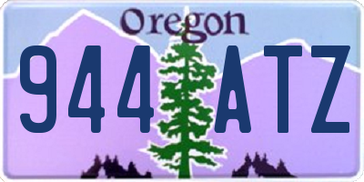 OR license plate 944ATZ