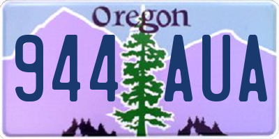 OR license plate 944AUA