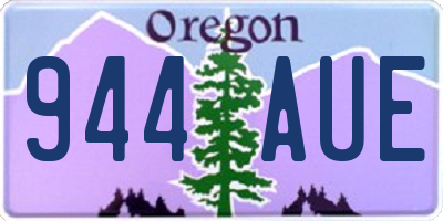 OR license plate 944AUE