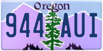OR license plate 944AUI