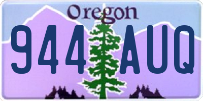 OR license plate 944AUQ