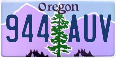 OR license plate 944AUV